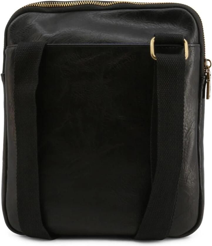 Lumberjack Verstelbare Crossbody Tas voor Mannen Black Heren