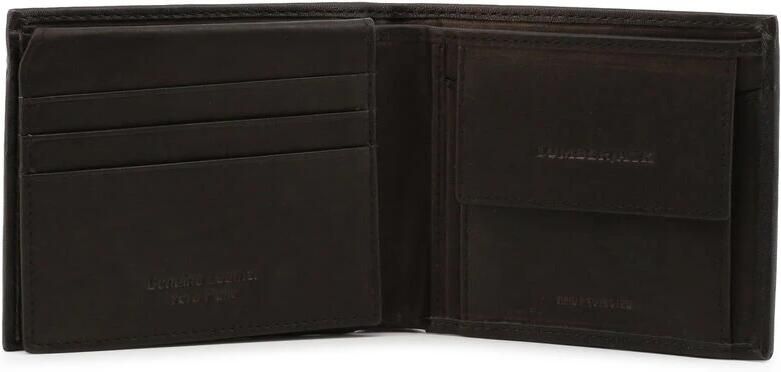 Lumberjack Leren Portemonnee met Muntvakje Black Heren - Foto 3