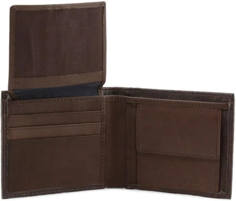 Lumberjack Heren Portemonnee van Synthetisch Leer met Muntvakje Brown Heren