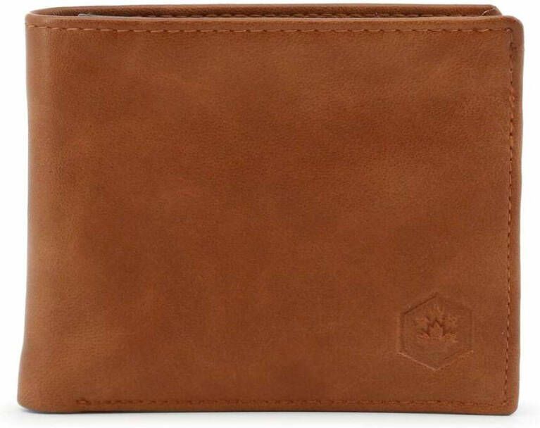 Lumberjack Leren Creditcardhouder met Muntvakje Brown Heren