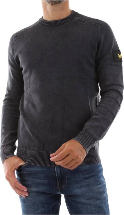 Lyle & Scott 1874 Kn1520V Knitted Jumper Grijs Heren