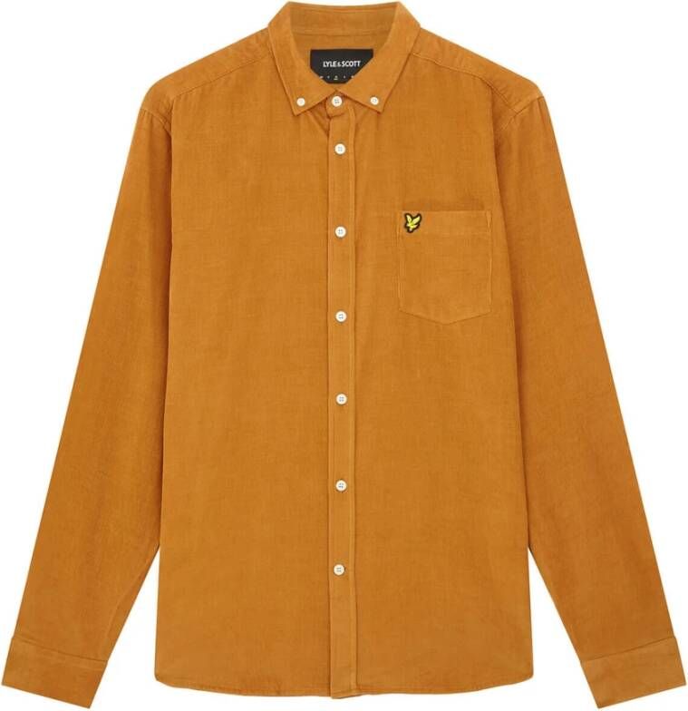 Lyle & Scott 1874 Lw1202V shirt Bruin Heren