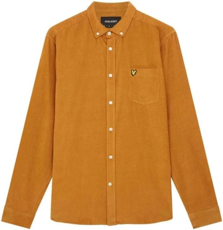 Lyle & Scott 1874 Lw1202V shirt Bruin Heren