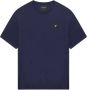 Lyle & Scott Effen Blauw Katoenen T-Shirt voor Heren Blauw Heren - Thumbnail 1