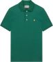 LYLE & SCOTT Heren Polo's & T-shirts Plain Polo Shirt Groen - Thumbnail 10