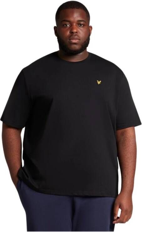 Lyle & Scott Effen T-shirt grote maten Zwart Heren
