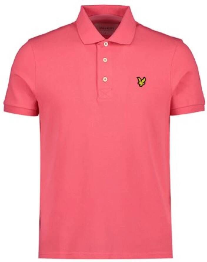 LYLE & SCOTT Heren Polo's & T-shirts Plain Polo Roze