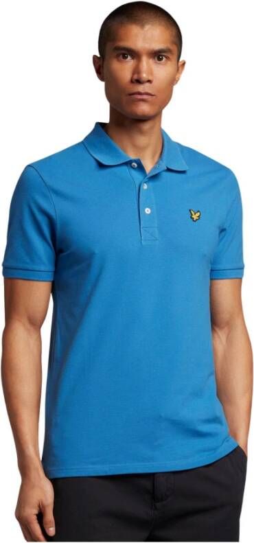 LYLE & SCOTT Heren Polo's & T-shirts Plain Polo Blauw