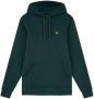 Lyle & Scott Sweater Lyle & Scott ML416VOG PULLOVER HOODIE-W486 DARK GREEN - Thumbnail 4
