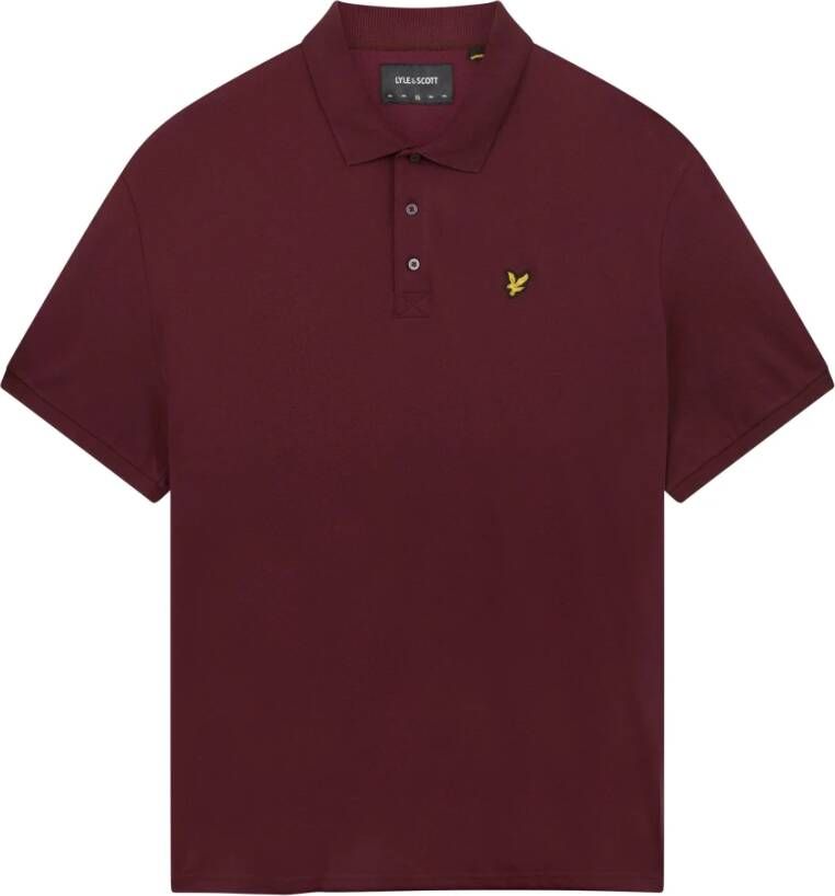 Lyle & Scott T-shirt Lyle & Scott SP400VOG POLO-Z562 BURGUNDY - Foto 6
