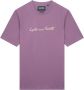 Lyle & Scott Korte Mouw T-shirt Purple Heren - Thumbnail 1