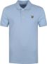 LYLE & SCOTT Heren Polo's & T-shirts Plain Polo Lichtblauw - Thumbnail 2