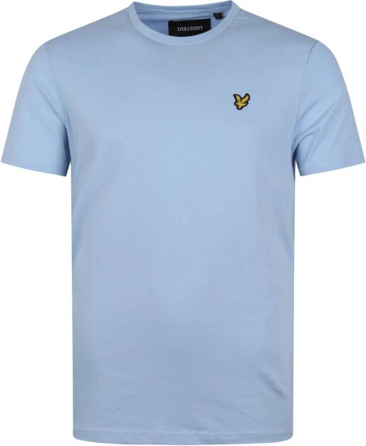 Lyle & Scott Lichtblauw T-shirt met geborduurd logo Blue Heren - Foto 4