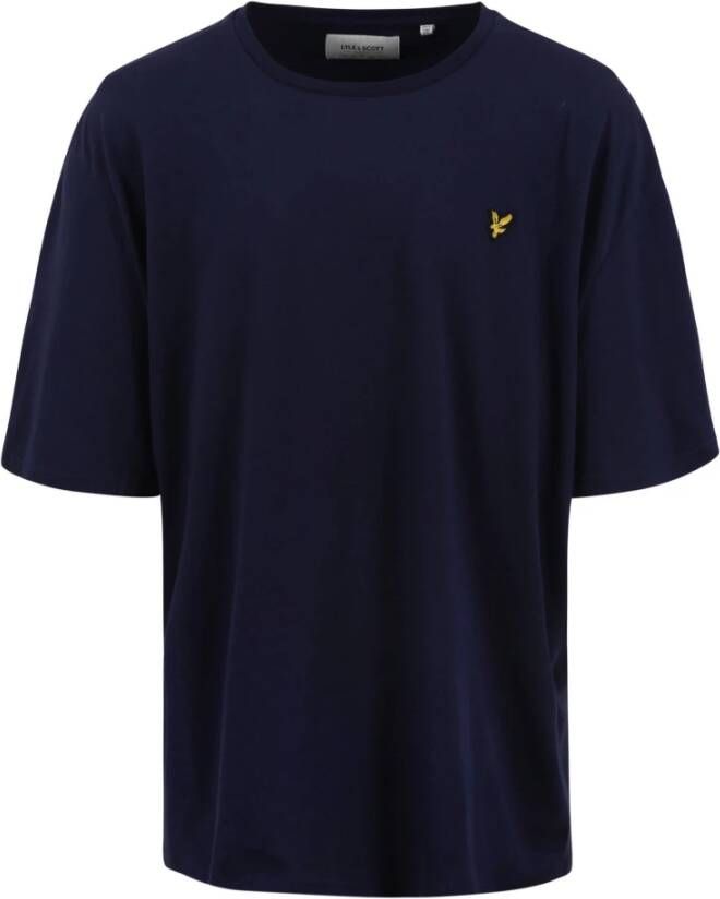 Lyle & Scott Lyle and Scott T-shirt Donkerblauw Blauw Heren