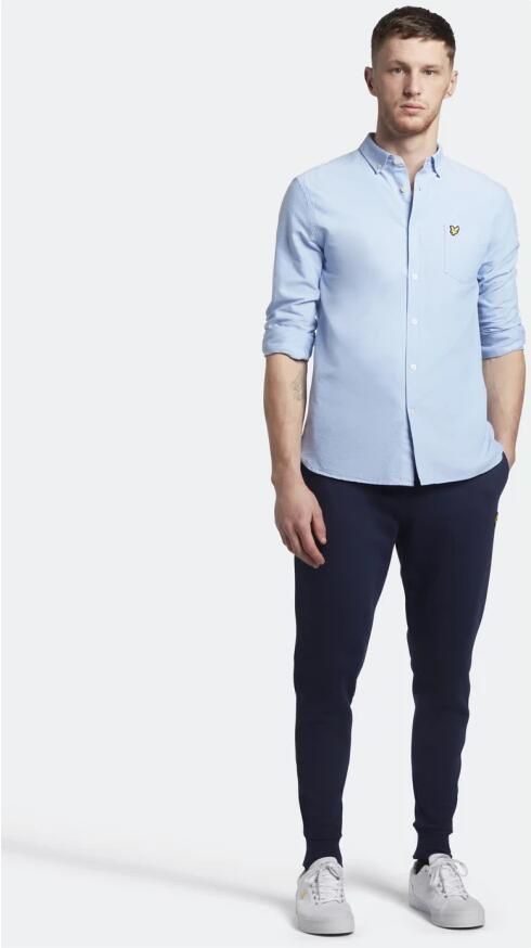 LYLE & SCOTT Heren Overhemden Regular Fit Light Weight Oxford Shirt Lichtblauw - Foto 4