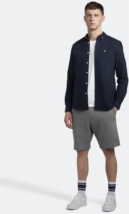 Lyle & Scott Donkerblauwe Casual Overhemd Regular Fit Light Weight Oxford Shirt - Foto 4