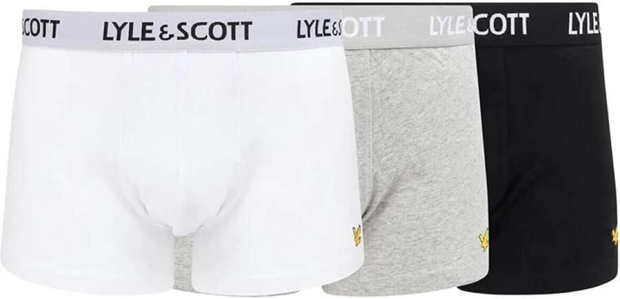 Lyle & Scott Katoenen Elastaan Ondergoed voor Heren Multicolor Heren - Foto 4