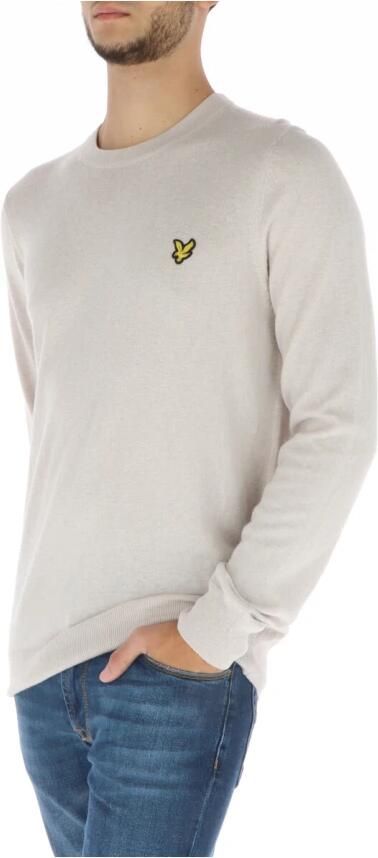 Lyle & Scott Beige Gebreide Trui Herfst Winter Mannen Beige Heren - Foto 3