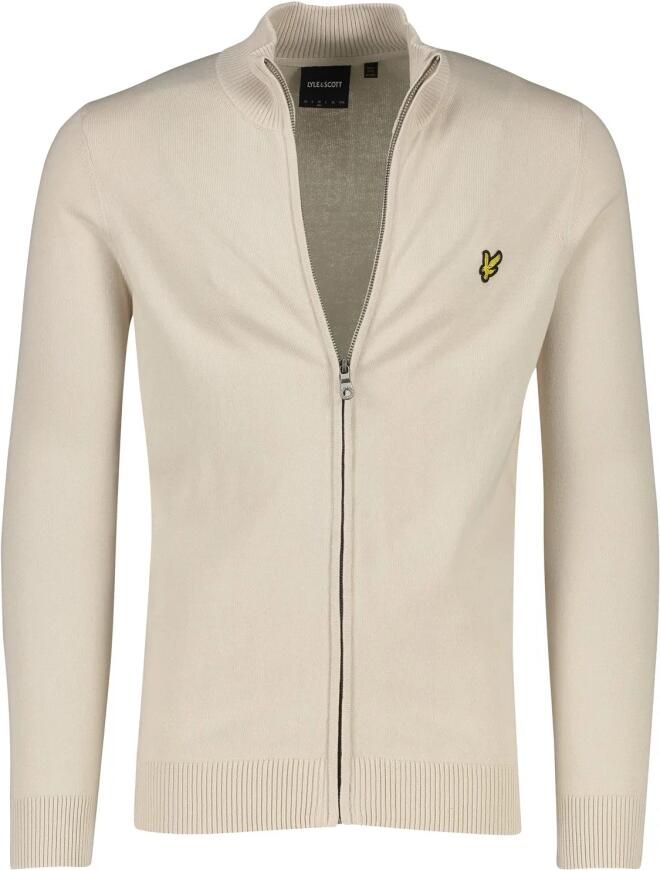 Lyle & Scott Beige Vest met Rits Beige Heren