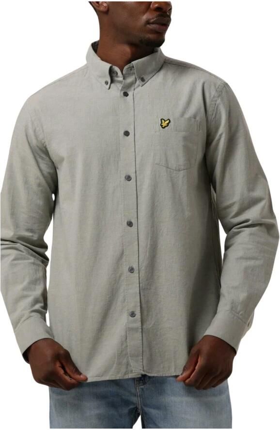 Lyle & Scott Overhemd Lange Mouw Lyle & Scott Chemise manches longues boutonnée en lin et coton - Foto 3