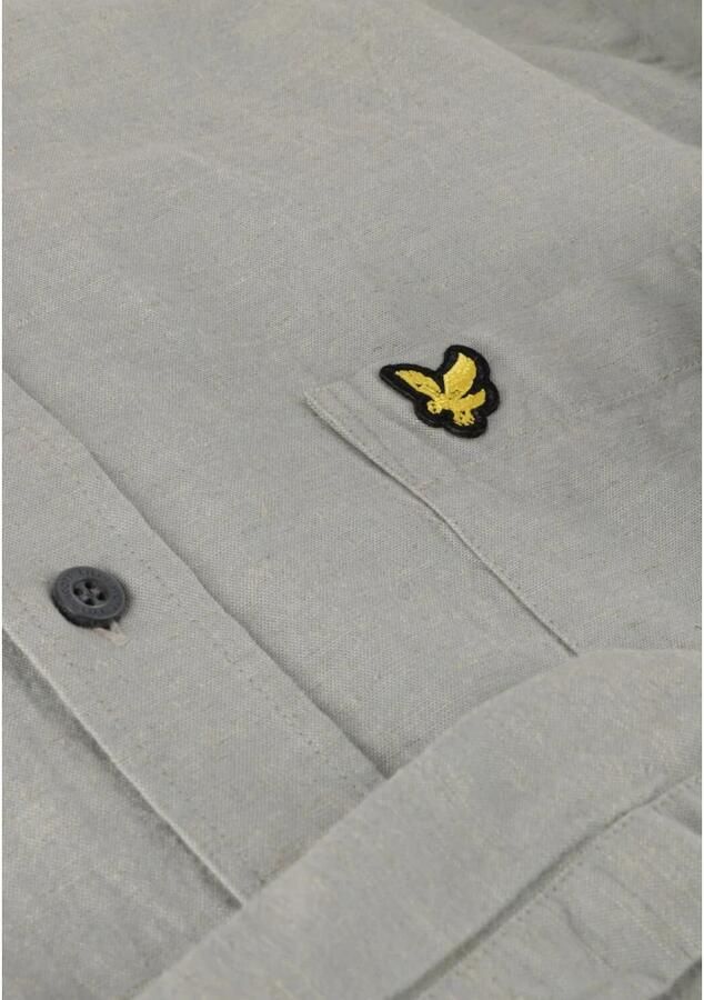 Lyle & Scott Overhemd Lange Mouw Lyle & Scott Chemise manches longues boutonnée en lin et coton