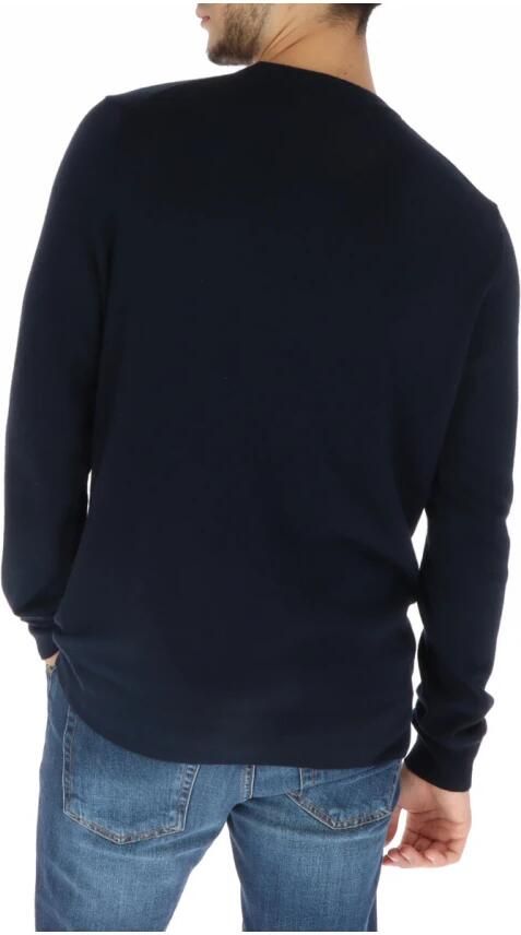 LYLE & SCOTT Heren Truien & Vesten Cotton Merino Crew Neck Jumper Donkerblauw - Foto 4