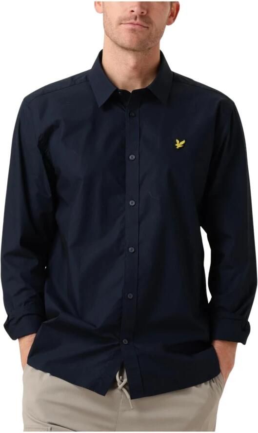 LYLE & SCOTT Heren Overhemden Long Sleeve Poplin Donkerblauw - Foto 7