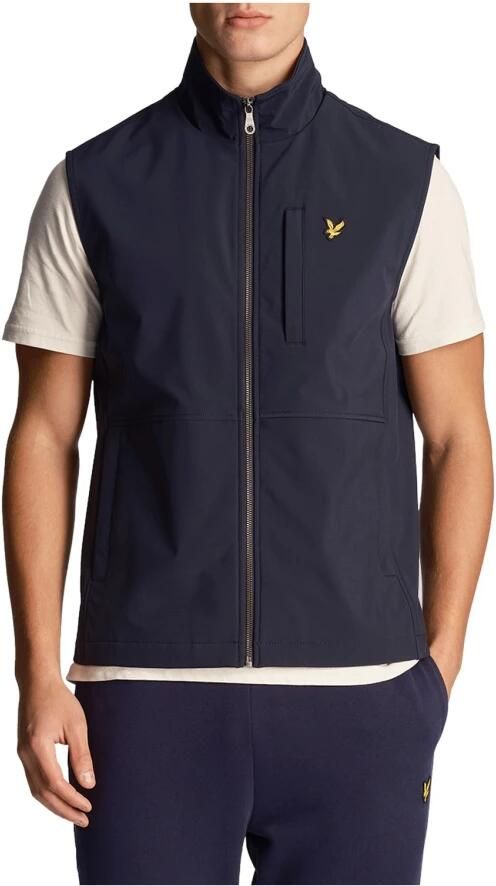Lyle & Scott Blauwe Sweater Vest Softshell Blue Heren - Foto 7