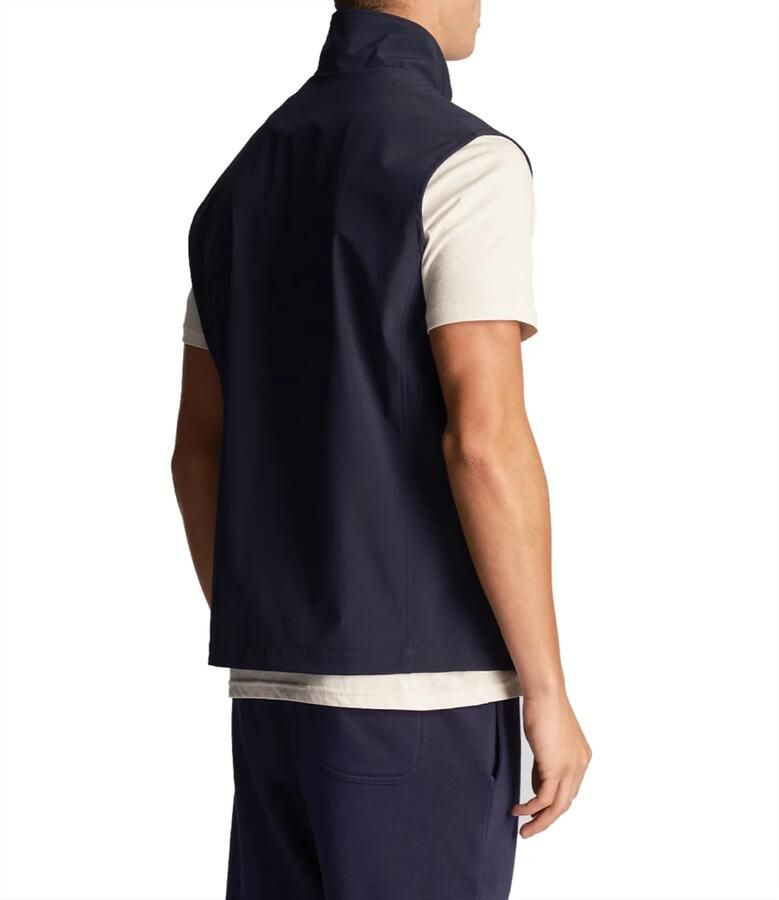 Lyle & Scott Blauwe Sweater Vest Softshell Blue Heren - Foto 2