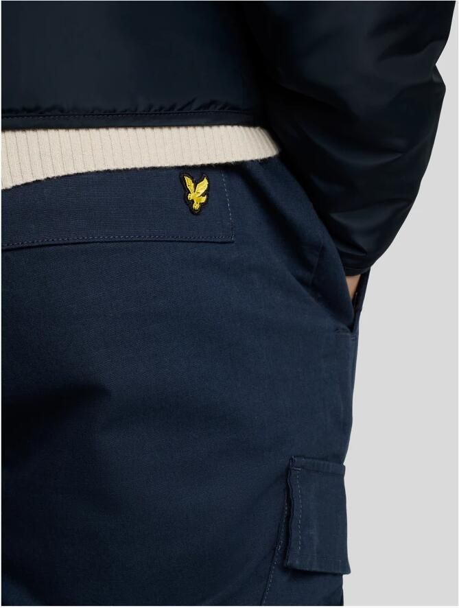 Lyle & Scott Cargobroek Lyle & Scott Cargo-joggingbroek van ripstopstof van katoen