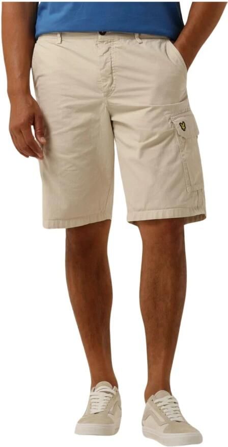 Lyle & Scott Korte Broek Lyle & Scott SH1815IT WEMBLEY CARGO-W2103 BEIGE - Foto 4