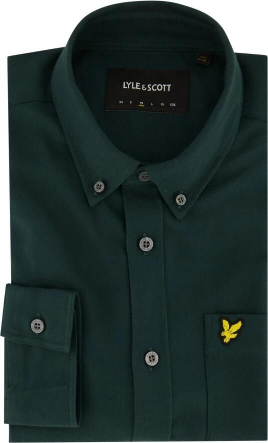 Lyle & Scott Casual Groene Overhemd Green Heren