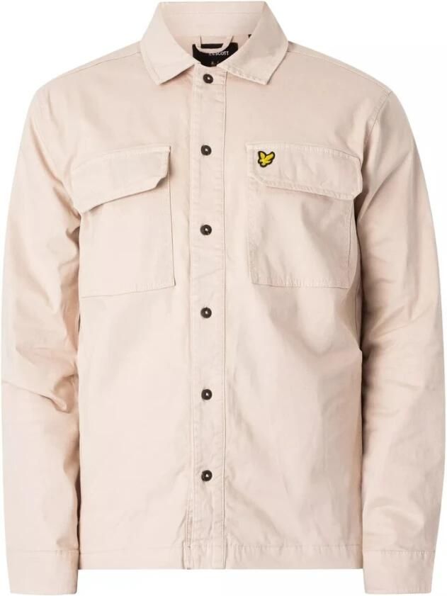 Lyle & Scott Casual knoopshirt Lente Zomer Lw2008V Beige Heren - Foto 3