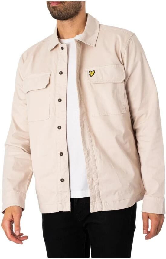 Lyle & Scott Casual knoopshirt Lente Zomer Lw2008V Beige Heren - Foto 4