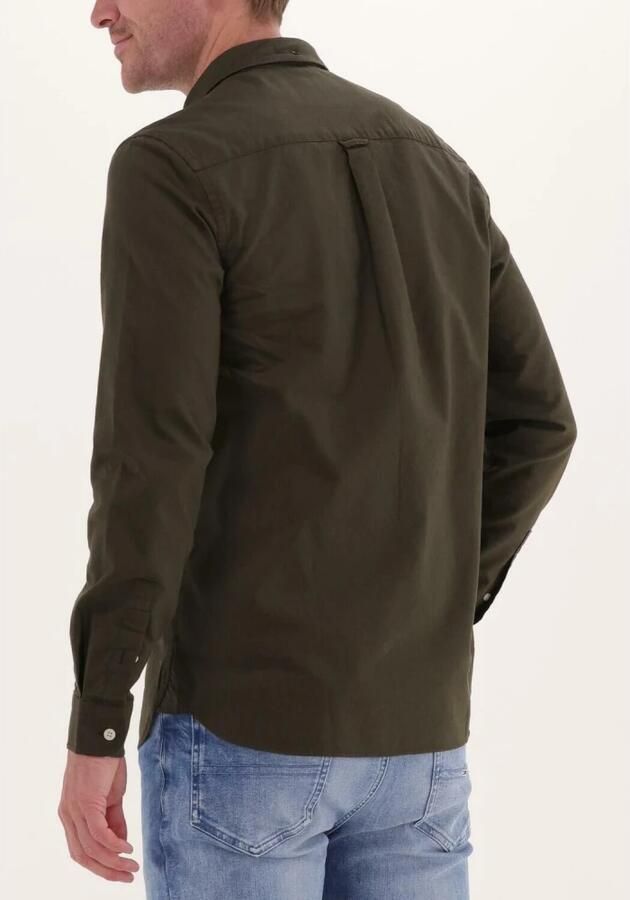 LYLE & SCOTT Heren Overhemden Regular Fit Light Weight Oxford Shirt Olijf - Foto 6
