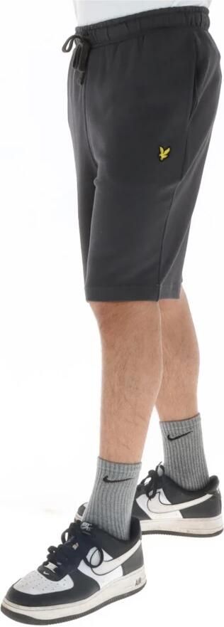 Lyle & Scott Korte Broek Lyle & Scott ML414VOG SWEAT SHORT-W635 GUNMETAL