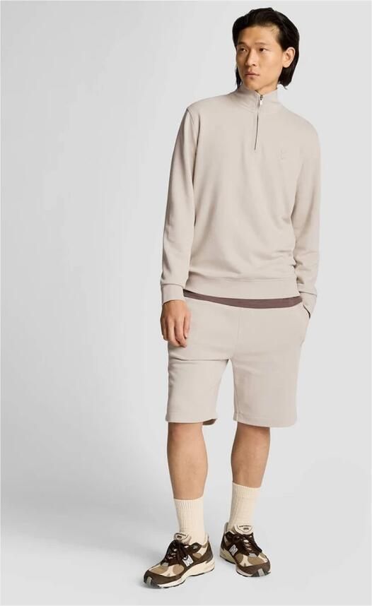 Lyle & Scott Sweater Lyle & Scott Superfijne kwartrits sweatshirt - Foto 2