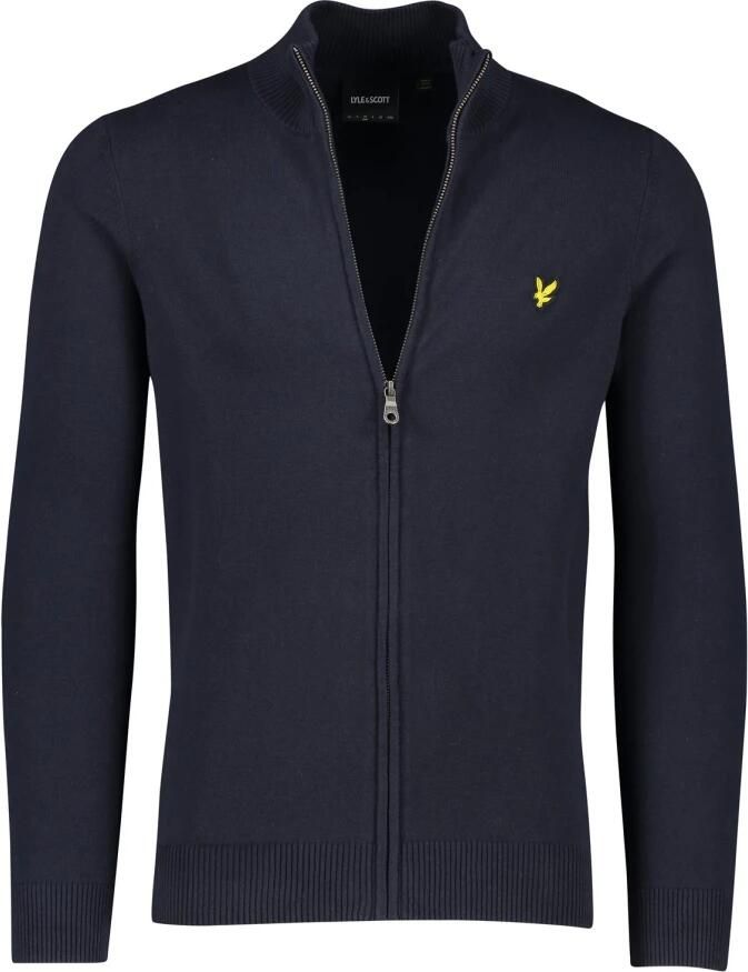 Lyle & Scott Donkerblauw Heren Vest met Rits Blue Heren - Foto 4