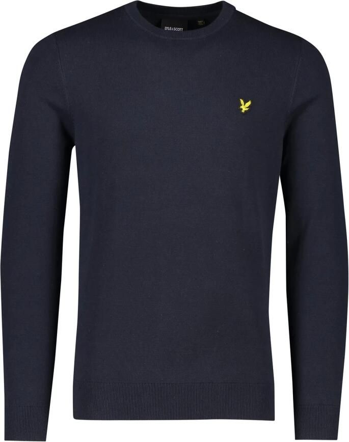 LYLE & SCOTT Heren Truien & Vesten Cotton Crew Neck Jumper Donkerblauw - Foto 3