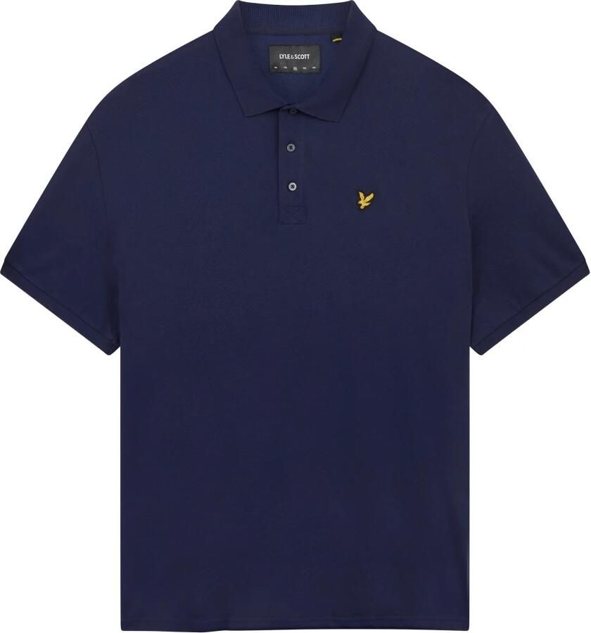 Lyle & Scott Polo Shirt Korte Mouw Lyle & Scott Effen poloshirt van biologisch katoen - Foto 2