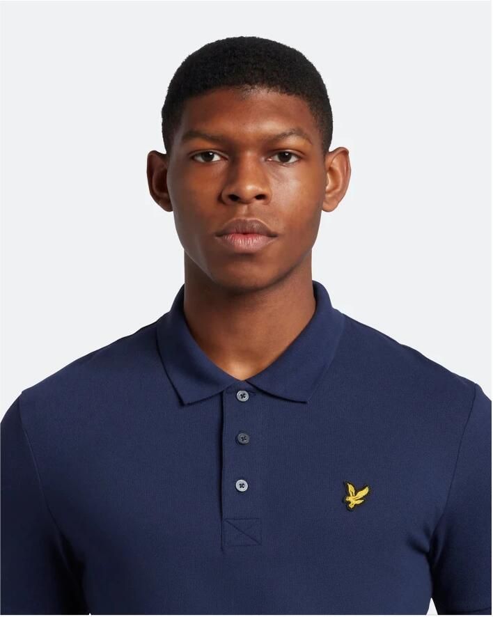 Lyle & Scott Polo Shirt Korte Mouw Lyle & Scott Effen poloshirt van biologisch katoen - Foto 5