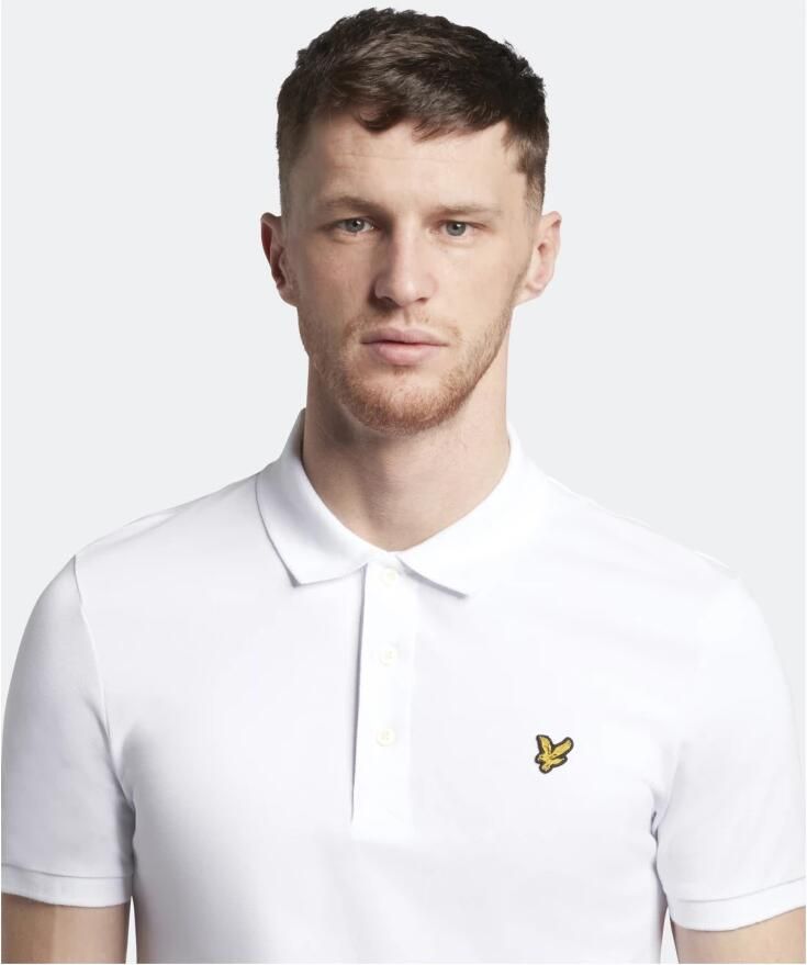 Lyle & Scott Polo Shirt Korte Mouw Lyle & Scott Effen poloshirt van biologisch katoen - Foto 9