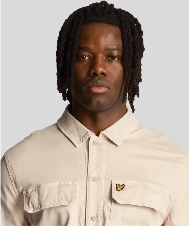 Lyle & Scott Casual knoopshirt Lente Zomer Lw2008V Beige Heren - Foto 2