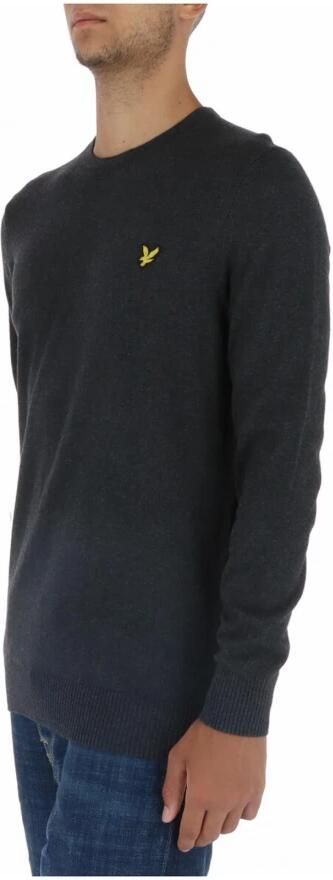Lyle & Scott Grijze Bedrukte Gebreide Kleding voor Mannen Gray Heren - Foto 4