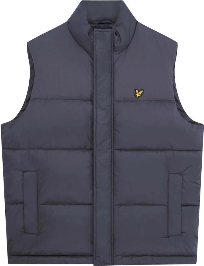 Lyle & Scott Veelzijdig Lichtgewicht Wadded Gilet Gray Heren - Foto 2