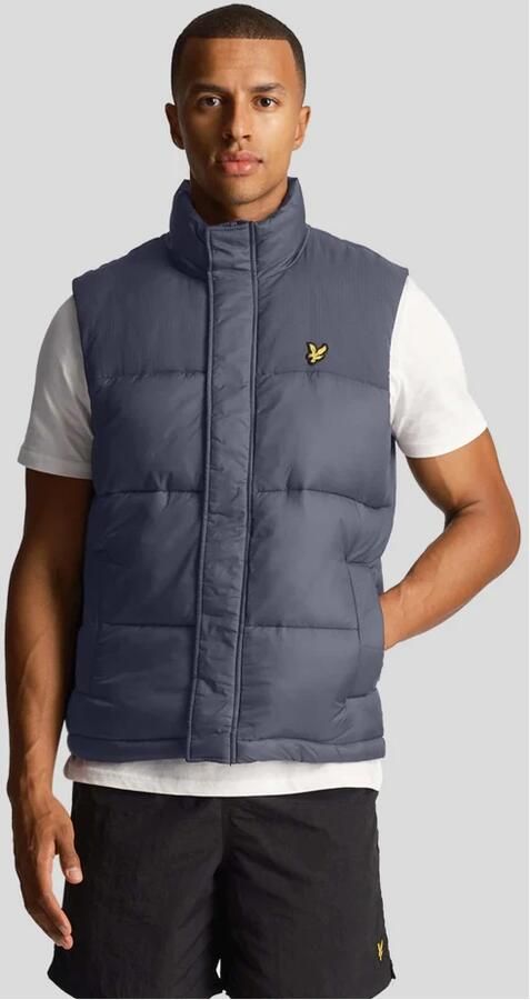 Lyle & Scott Veelzijdig Lichtgewicht Wadded Gilet Gray Heren - Foto 3