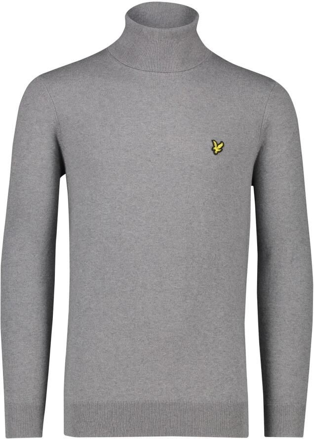 Lyle & Scott Trui Lyle & Scott KN2103V COTTON MERINO-T28 MID GREY MARL