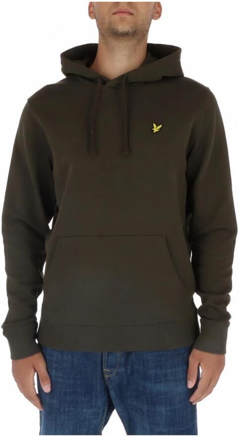 Lyle & Scott Olijfgroene Hoodie met Kangoeroezak Green Heren - Foto 8