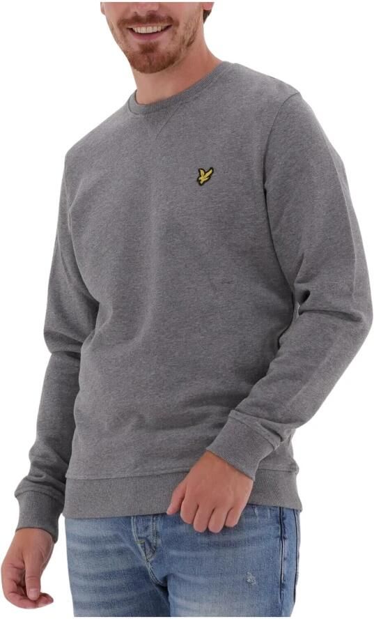 Lyle & Scott Sweater Lyle & Scott ML424VOG CREW NECK-T28 MID GREY MARL - Foto 8
