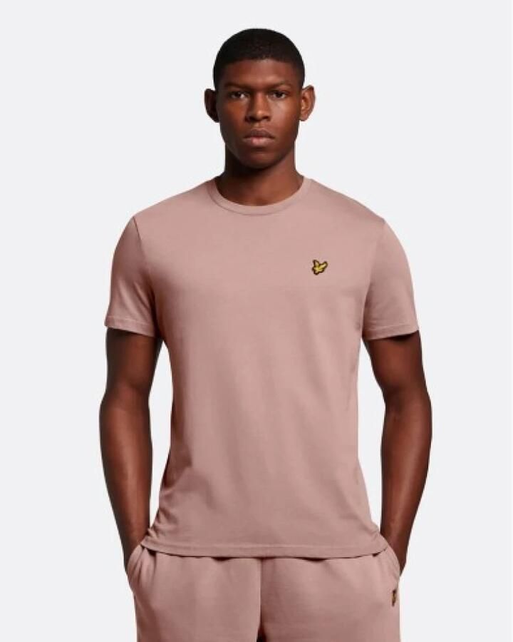 Lyle & Scott Plain T-shirt lichtroze Ts400Vog Roze Heren - Foto 4